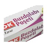 Prime Ekonomik Buzdolabı Poşeti, Orta Boy, 24 x 38 Cm, 50 Yaprak - Option-1