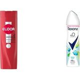 Prime Elidor Saç Bakım Şampuanı Brezilya Keratin Terapisi 400 ml + Rexona Kadın Sprey Deodorant Ocean Fresh%0 Alüminyum 150 ml - Option-1