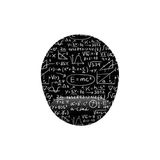 Prime E=mc2 ve Formül Bilek Destekli Mouse Pad - Option-1 - 0002 - Beyaz