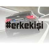 Prime Erkek Işi Yazı Araba-Motosiklet Cam Etiket 20X5 cm - Option-1 - -50 C
