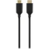 Prime Ethernet Destekli HDMI Kablosu, M/m, Altın Kaplama Konnektörler, 1 M, Siyah - Option-1 - Ahşap