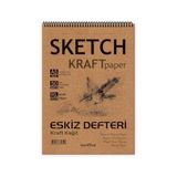 Prime Etika Kağıt A5 Eskiz Defteri 90 Gr. Spiralli 50 Yaprak - Option-1