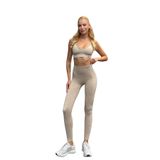 Prime FIT - Bej Yüksek Bel Seamless Push-Up Toparlayıcı Tayt (Bej, M)