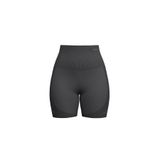 Prime FIT - Füme Yüksek Bel Seamless Push-Up Toparlayıcı Şort Tayt (Füme, S)