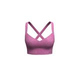 Prime FIT - Pudra Çapraz Askılı Destekli Seamless Bra Sporcu Sütyeni (Pembe, XS)