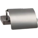 Prime Flat Kapaklı Tuvalet Kağıtlığı Füme Renk 90X95X151 mm - 000-Siyah