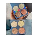 Prime Fosforlu Makyaj Paleti, 4 Renk Işıl Işıl Parlak Highlighter, Uzun Süre Dayanıklı Su Geçirmez Işıltılı Highlighter, Yüz Aydınlatıcı Makyaj Paleti, Cilt Tonu ve Yüz Hatlarını Aydınlatmak Için - Option-1