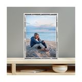 Prime Frames 710157 Gümüş Metal Bambu 5x7 Resim Çerçevesi - -- - Option-1