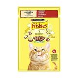 Prime Friskies Sığır Etli Yetişkin Kediler Için Tam Yaş Kedi Maması (26 x 85 Gr)