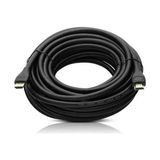 Prime G-507DS Plastik Düz Siyah 10 Metre Poşetli HDMI Kablo