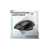 Prime G G502 x Lıghtspeed Kablosuz Oyun Mouse'u, Lıghtforce Hibrit Optik-Mekanik Anahtarlar, Hero 25K Oyun Sensörü, Macos, Windows ve Pc ile Uyumlu, Siyah