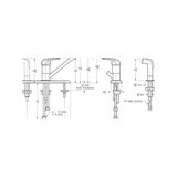 Prime G1345000 Mutfak Bataryası, Tek Kollu, Cilalı Krom, 6,6 L/dk - Ahşap