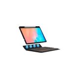 Prime - Galaxy Tab S10 Fe Border Keyboard Bluetooh Bağlantılı Standlı Klavyeli Tablet Kılıfı - Siyah - Option-1 - Altın
