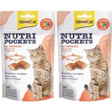 Prime Gimcat Nutripockets Kedi Ödülü Somon Omega 3&6 60 gr 2li Paket - 0,35 lt