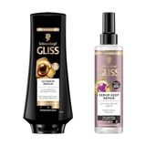 Prime Gliss Repair Saç Bakım Kremi 360 ml + Gliss Serum Deep Repair Sıvı Saç Kremi (200 Ml) - Option-1