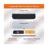 Prime Gobypet Kedi Su Sebili Filtre Kartusu 4'lu Set Aktif Karbon Yedek Filtre Otomatik Kedi Su Sebili Uyumlu