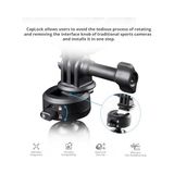 Prime Gopro Hero 13/12 Için Caplock Üçlü Vantuz Tutucu, Djı Osmo 360/ACTION 6/ 4/3 Için, 1/4"-20 Dişli Adaptörlü, Ace Pro 2/x5/one Rs Için Aksiyon Kamerası - Option-1