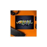 Prime Grafiti Tasarımlı Tasarımlı 40X30 Mousepad - Option-1 - 0002 - Beyaz