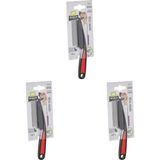Prime Gro 5838 Köpek Pıre Tarağı, Red, Narrow (3 Paketi)