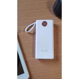 Prime H004 20000 Mh Pd 30W ve USB 22.5W Fast Hızlı Şarj Dahili Type C ve Lightning Kablolu Dünya Standartlarına Uygun Polymer Batarya Birebir Amper LCD Göstergeli Powerbank - Option-1