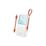 Prime H22 10000 Mh Pd 20W ve USB 22.5W Fast Hızlı Şarj Dahili Type C ve Lightning Kablolu Dünya Standartlarına Uygun Polymer Batarya Birebir Amper LCD Göstergeli Powerbank - Option-1