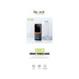 Prime H32 10000 Mh Pd 20W ve USB 22.5W Fast Hızlı Şarj Dahili Type C ve Lightning Kablolu Dünya Standartlarına Uygun Polymer Batarya Birebir Amper LCD Göstergeli Powerbank (Siyah) - Option-1