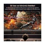 Prime HDMI 2.1 8k 60Hz 4K 120Hz 48 Gbps Hdr Earc Hdcp 2.2 Örgülü Ses ve Görüntü Kablosu 1 Metre - Option-1 - Ahşap