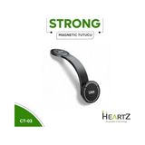 Prime Heartz Uam Ct-03 Manyetik Araç Telefon Tutucu, 360 Derece Dönebilir, Güçlü Mıknatıslar, Tüm Cep Telefonlarına Evrensel Uyumluluk Aaa Plus Kalite Özel Kampanya Fiyatlı Ürün !!! - Option-1 - 000-Siyah