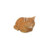 Prime Hi-Line Hediye Ltd Heykel, Uyuyan Tekir Kedi, Turuncu - 0 - Siyah - Option-1