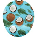 Prime Hindistan Çevizli Desenli Bilek Destekli Mouse Pad - Option-1 - 0002 - Beyaz