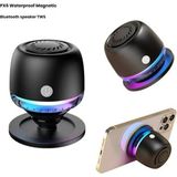 Prime Home M99 Magsafe Uyumlu Rgb Işıklı Bluetooth Hoparlör - Mıknatıslı Mini Ses Bombası - Siyah