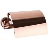 Prime Hoop Kapaklı Tuvalet Kağıtlığı Rose Renk 85X118X170 mm - 000-Siyah
