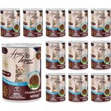Prime How Meow Yetişkin Kedi Balıklı ve Jöleli Konserve Mama 400 gr x 12 Adet - Option-1