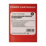 Prime Hp CF540A (203A) ve CRG-054, CRG-067 Uyumlu Muadil Toner, Yüksek Baskı Kalitesi, Uzun Ömürlü, Çipli, Lazer Yazıcı Kartuşu, Ofis Ev Okul Için, Profesyonel Kalite (Siyah) - Option-1