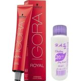 Prime Igora Igora Saç Boyası 7-55 Kumral Yoğun Altın 60 ml + Mini Oksidan 20 Volüm