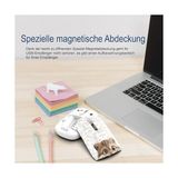 Prime Inca IWM-242K Bluetooth 5.4 + 2.4g Kablosuz Sessiz Optik Mouse | Şarjlı 500MAH Batarya | Çift Modlu Bağlantı | 800-1600 Dpı | Manyetik Kapak | Sağ-Sol El Uyumlu | Windows, Mac,