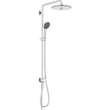 Prime Joy 260 Yön Değiştiricili Duş Sistemi | Duvar Dışı Bağlantı | 3 Akışlı Tepe Duşu / 3 Akışlı El Duşu / 1750MM & 800MM Duş Hortumu | Su Tasarruflu | Duş Başlığı | Krom | 27357002 - Option-1