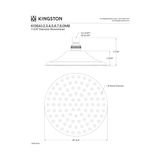 Prime K136A0MB Victorian Duş Başlığı, Mat Siyah, 7,75 x 7,75 x 3,25 - Option-1