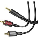 Prime Kablo Aux Audio 3.5mm To Çift Rca Aux Standart Ses Kablosu 3.5mm Kulakık Çıkışlı Tablet Bilgisayar Telefon ve Mp3 Çalar Ile Amfi Bağlantı Kablosu 150CM BL11 - Option-1