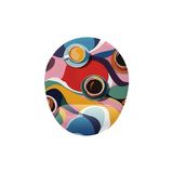 Prime Kahve Desenli Bilek Destekli Mouse Pad - Option-1 - 0002 - Beyaz