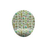 Prime Kaktüs Desenli Bilek Destekli Mouse Pad - Option-1 - 0002 - Beyaz