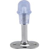 Prime Kapı Stoperi Tamponu Krom 8 cm Metal Kapı Durdurucu Tutucu Kapı Stopu Silikonlu - Option-1