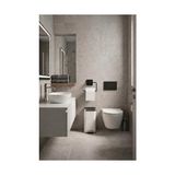 Prime Kare Yapışkanlı Açık Tuvalet Kağıtlığı Wc Kağıtlık Tutucu Siyah KS-001 - 000-Siyah