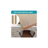 Prime Karton Kedi Tırmalama ve Dinlenme Evi - Ahşap