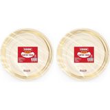 Prime Karton Tabak, Orta Boy 19 cm 10'lu 2li Paket - -Olivine