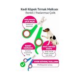 Prime Kedi Köpek Tırnak Makası, Renkli Paslanmaz Çelik Tırnak Kesici, Evcil Hayvanlar Için Güvenli ve Ergonomik Tırnak Makası, Kedi, Küçük Köpek ve Tavşanlar Için Uygun Asorti Çok Renkli - Option-1