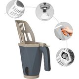 Prime Kedi Kumu Küreği, Çöp Torbası Hazneli, Plastik, Ergonomik Tutma Saplı - Option-1