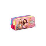 Prime Kids Pembe Neon Fashion Desenli Iki Bölmeli Kalem Çantası 22144