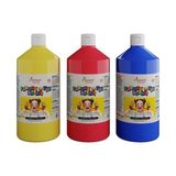 Prime Kırmızı-Mavi-Sarı Parmak Boyası 3'lü Set 3X1000GR - Çok Renkli