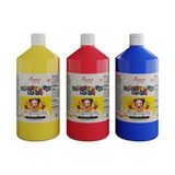 Prime Kırmızı-Mavi-Sarı Parmak Boyası 3'lü Set 3X1000GR - -- - Option-1